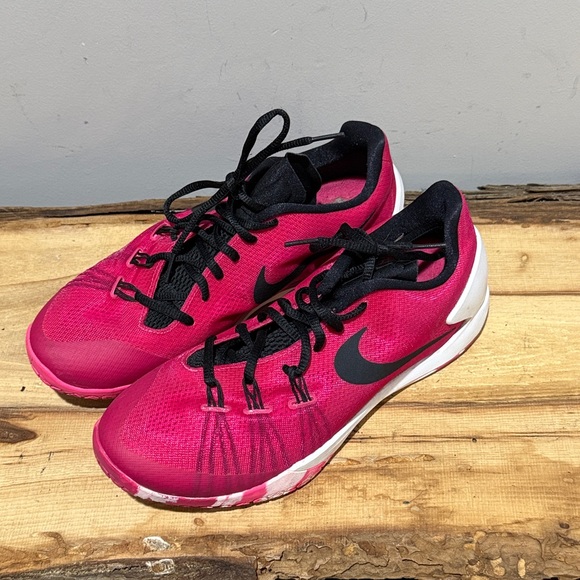 NIKE HYPERCHASE “THINK PINK ” KAY YOW BCA BASKETBALL SHOES VIVID PINK Sz 9.5 A24 main image 6